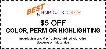 Color, Perm or Highlighting Coupon