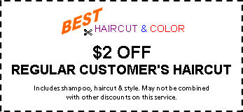 Regular Customer Haircut Coupon